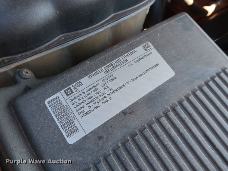 image for item DH3659 2013 Chevrolet Silverado 1500 Ext. Cab pickup truck