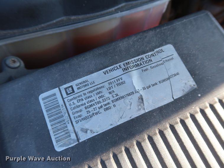 image for item DH3661 2011 Chevrolet Silverado 1500 Ext. Cab pickup truck