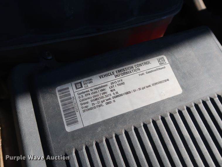 image for item DH3662 2013 Chevrolet Silverado 1500 Ext. Cab pickup truck