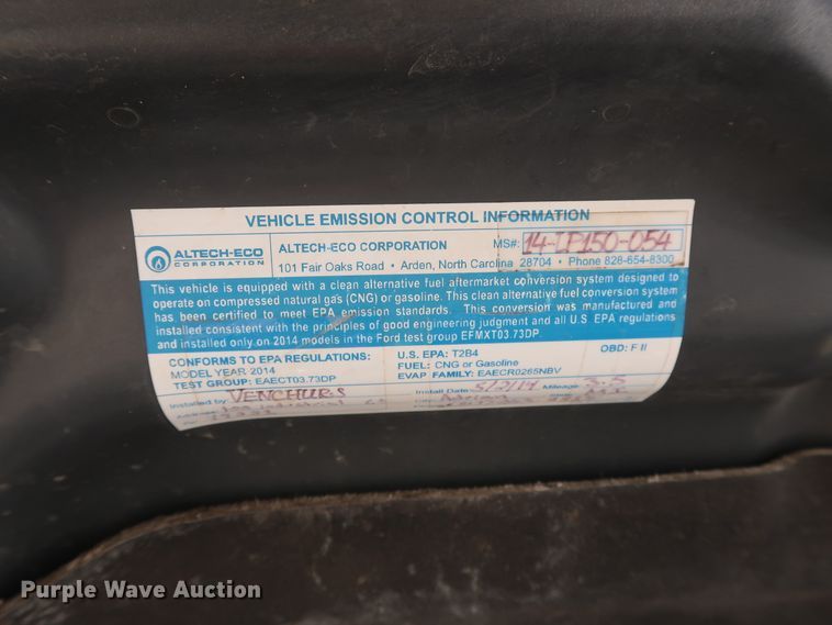 image for item DH3667 2014 Ford F150 SuperCab pickup truck