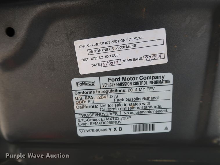 image for item DH3667 2014 Ford F150 SuperCab pickup truck