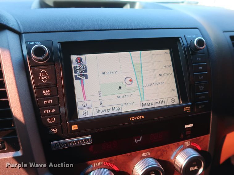 image for item DH3672 2012 Toyota Tundra Platinum CrewMax pickup truck