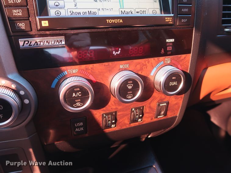 image for item DH3672 2012 Toyota Tundra Platinum CrewMax pickup truck