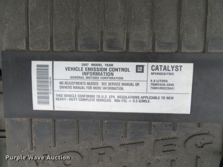 image for item DH1716 2007 Chevrolet Express 3500 van