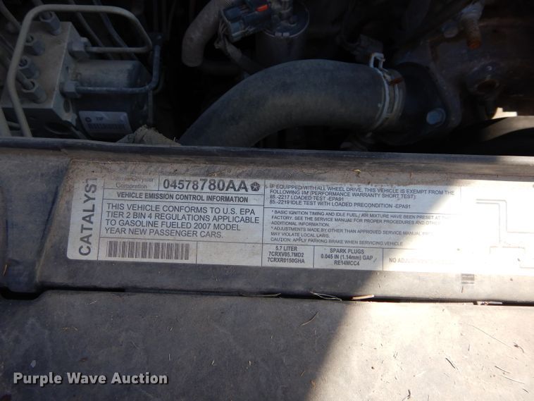 image for item DH3624 2007 Dodge Charger