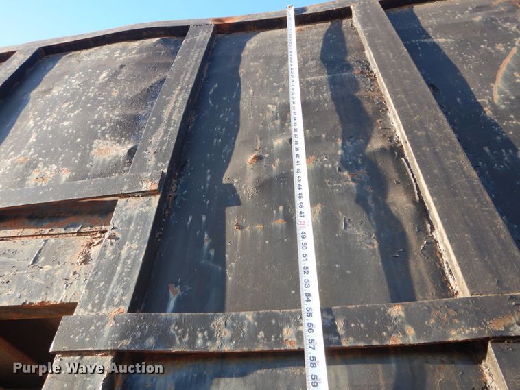 image for item DH6254 1986 Gooseneck 86-40X8-0 scrap trailer