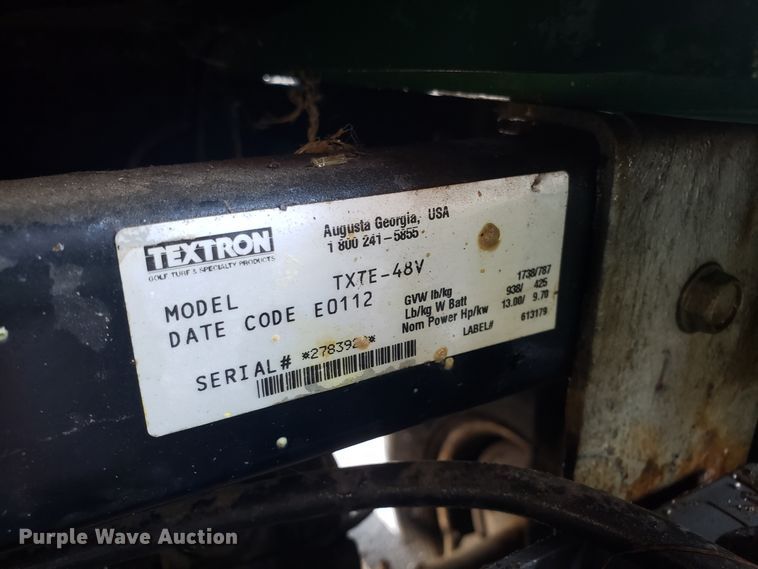 image for item ET9959 Ez-go TXT48 golf cart