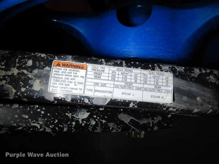 image for item FD9550 2007 Suzuki FX-R600K7 motorcycle