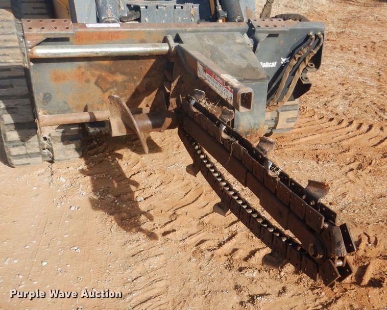 image for item FF9204 Bobcat LT203 skid steer trencher