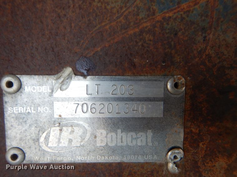 image for item FF9204 Bobcat LT203 skid steer trencher