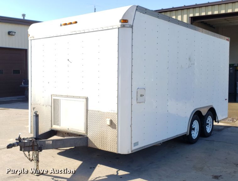 image for item GA9356 2003 Coose enclosed cargo trailer