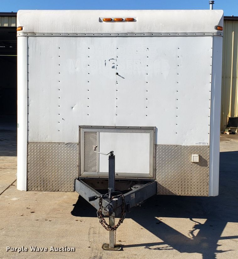 image for item GA9356 2003 Coose enclosed cargo trailer