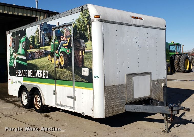 image for item GA9356 2003 Coose enclosed cargo trailer