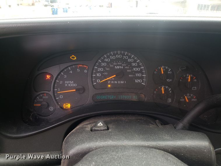 image for item GA9358 2006 Chevrolet Silverado 2500HD Ext. Cab pickup truck