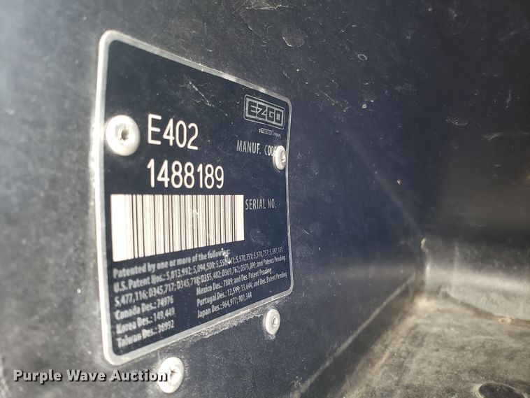 image for item GA9360 Ez-go golf cart