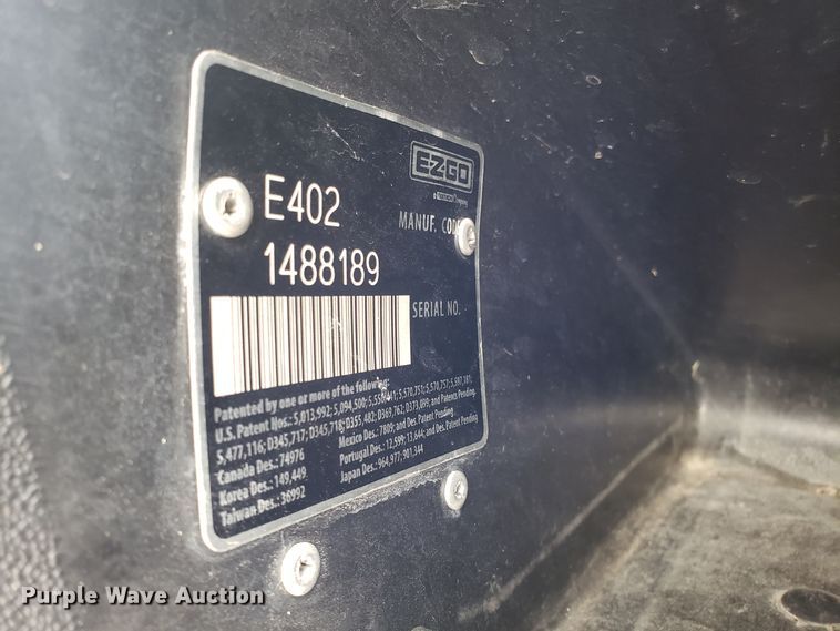 image for item GA9360 Ez-go golf cart