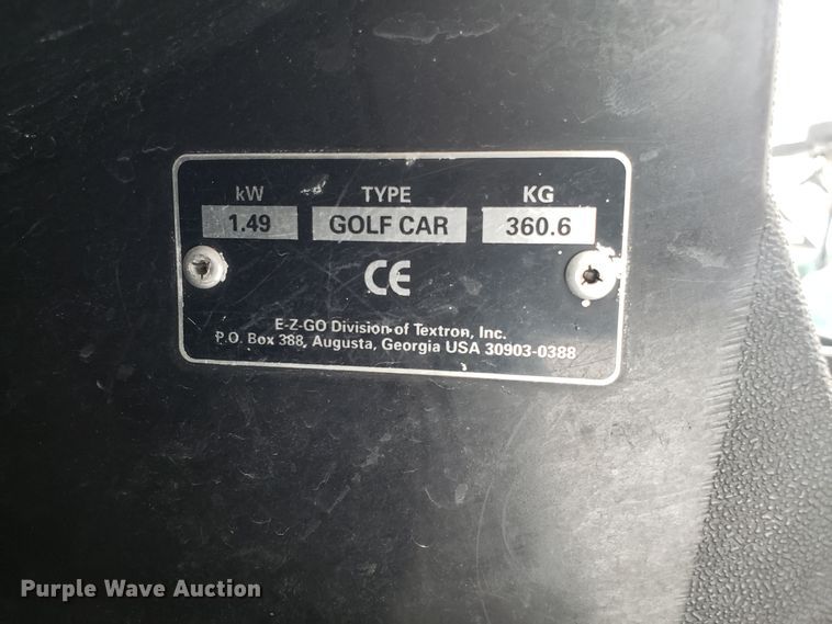image for item GA9361 Ez-go golf cart
