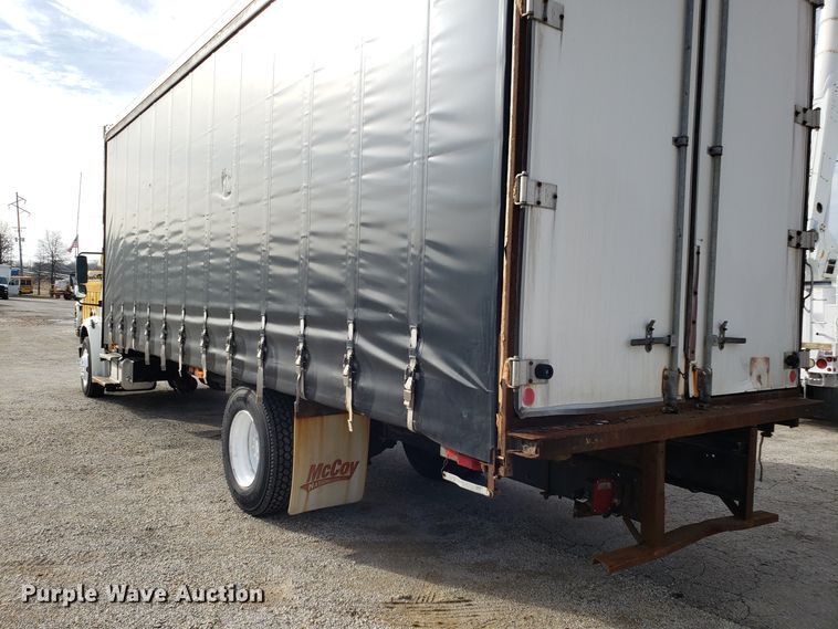 image for item GA9369 2009 Freightliner Business Class M2 side curtain box truck