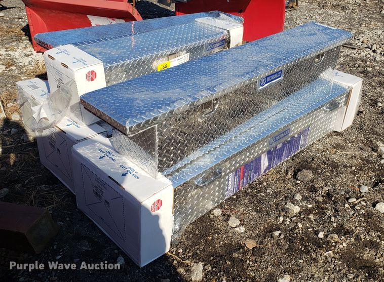 image for item GA9374 (6) aluminum toolboxes