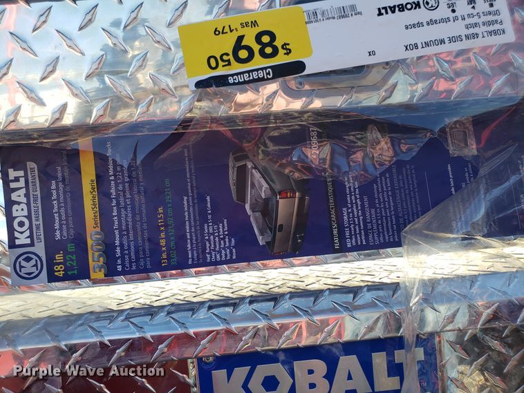 image for item GA9374 (6) aluminum toolboxes