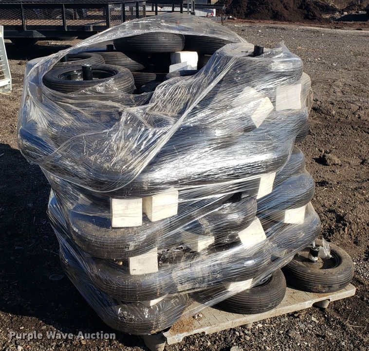 image for item GA9376 Approximately 60 Carlisle wheelbarrow tires and wheels