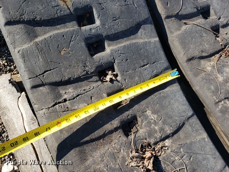 image for item GA9377 (2) 450x60x864f skid steer tracks