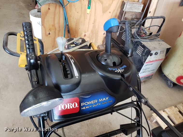 image for item GA9381 (2) Toro Powermax 926OXE snow blowers