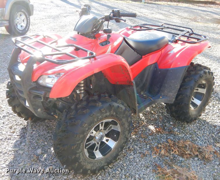 image for item GB9599 2013 Honda Rancher AT TRX420 ATV