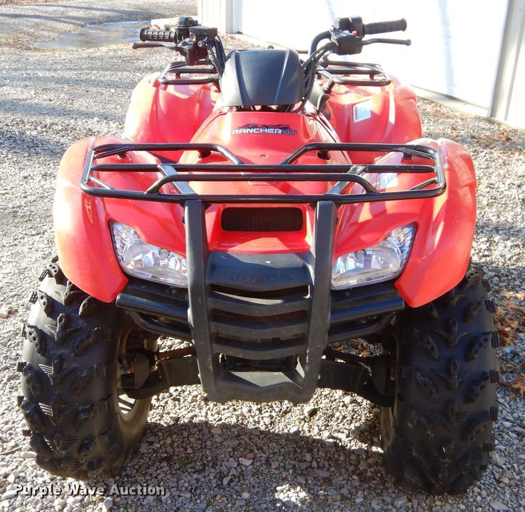 image for item GB9599 2013 Honda Rancher AT TRX420 ATV