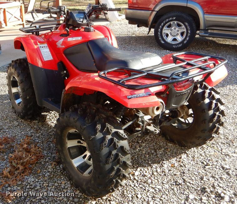 image for item GB9599 2013 Honda Rancher AT TRX420 ATV