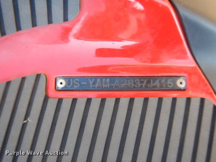 image for item GF9970 2015 Yamaha FZR personal watercraft