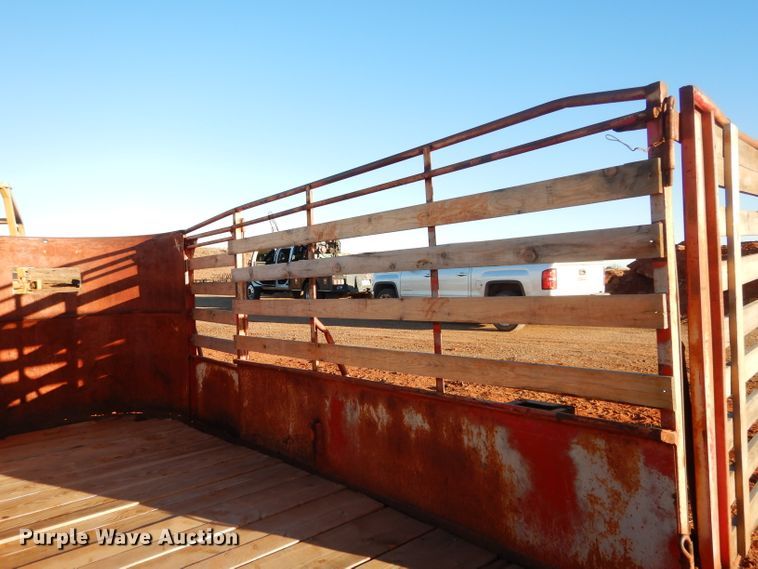image for item GF9973 Shop built livestock trailer