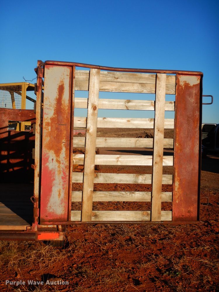 image for item GF9973 Shop built livestock trailer