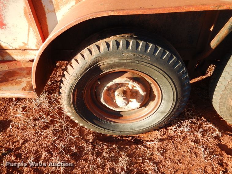 image for item GF9973 Shop built livestock trailer