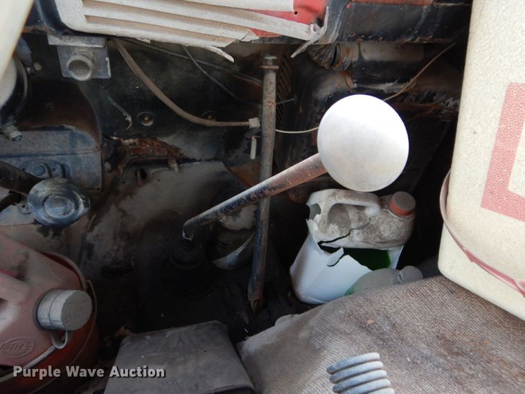 image for item GF9986 1950 Ford F6 dump flatbed truck