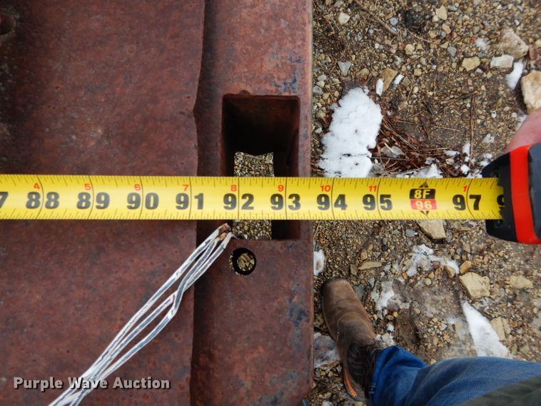 image for item GF9986 1950 Ford F6 dump flatbed truck