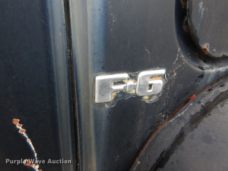 image for item GF9986 1950 Ford F6 dump flatbed truck