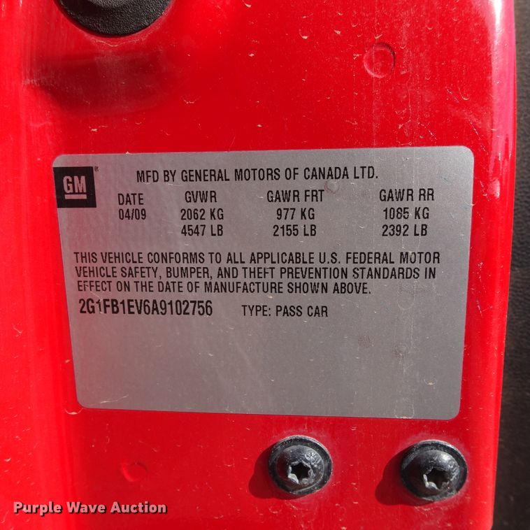 image for item GI9778 2010 Chevrolet Camaro