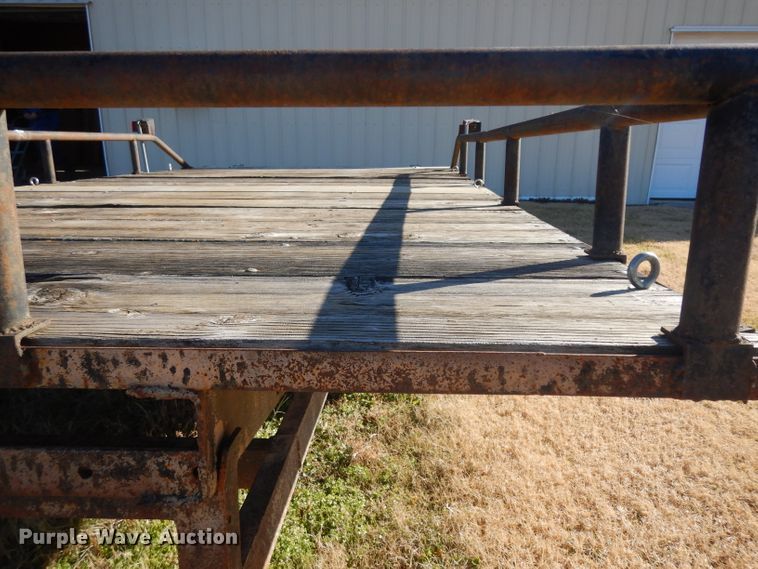 image for item GJ9144 Shop built tilt deck utility trailer