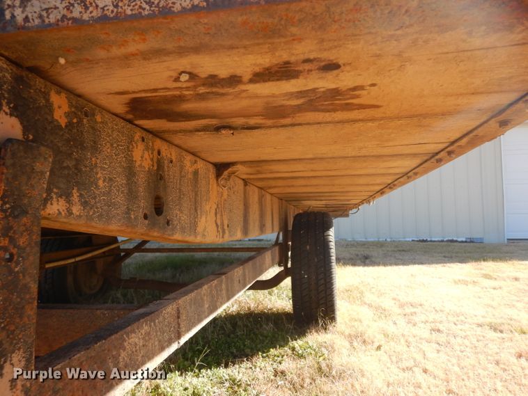 image for item GJ9144 Shop built tilt deck utility trailer