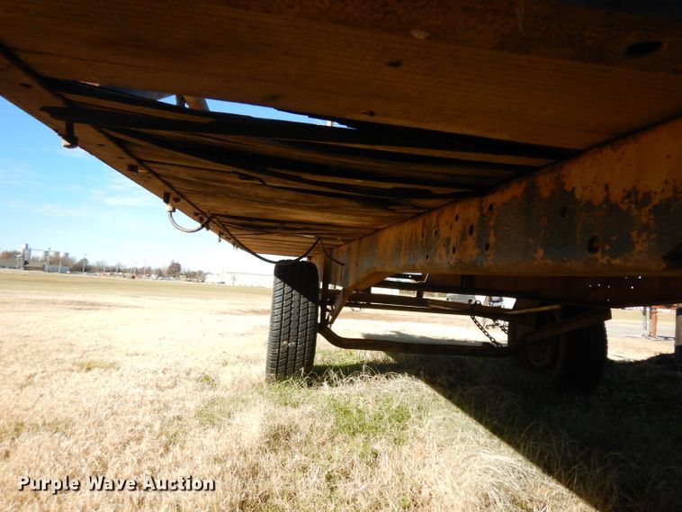 image for item GJ9144 Shop built tilt deck utility trailer