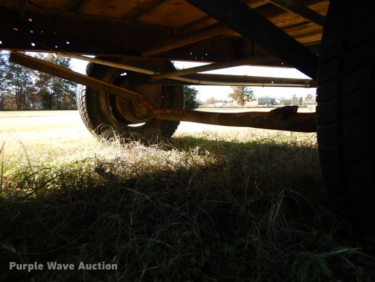 image for item GJ9144 Shop built tilt deck utility trailer