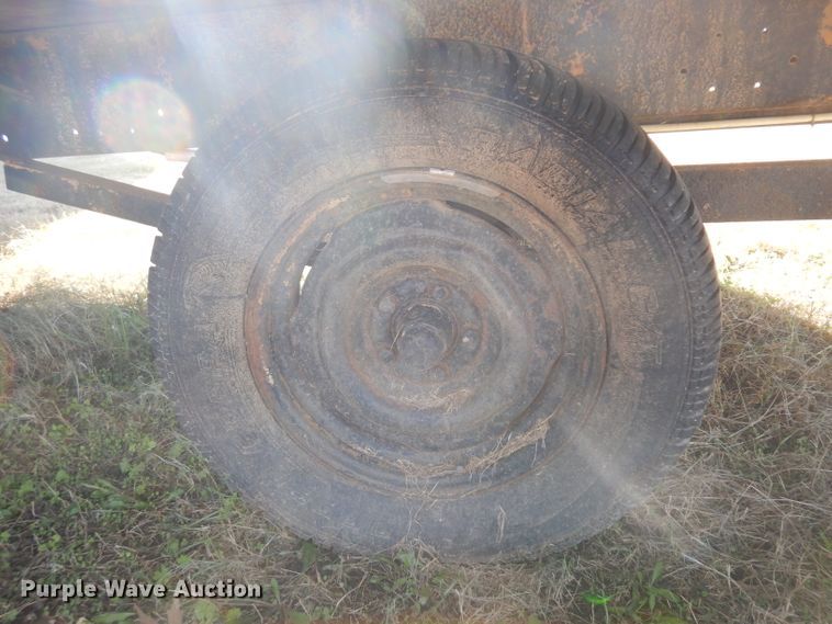 image for item GJ9144 Shop built tilt deck utility trailer