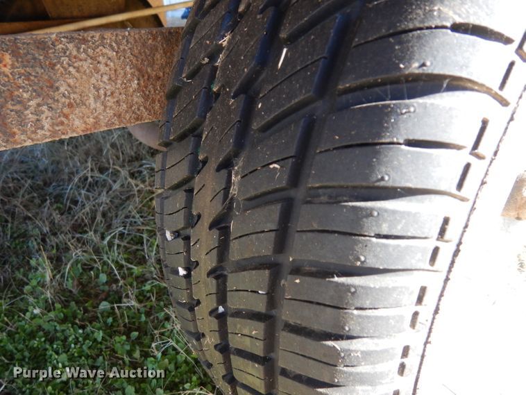 image for item GJ9144 Shop built tilt deck utility trailer