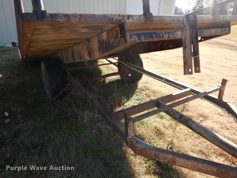 image for item GJ9144 Shop built tilt deck utility trailer