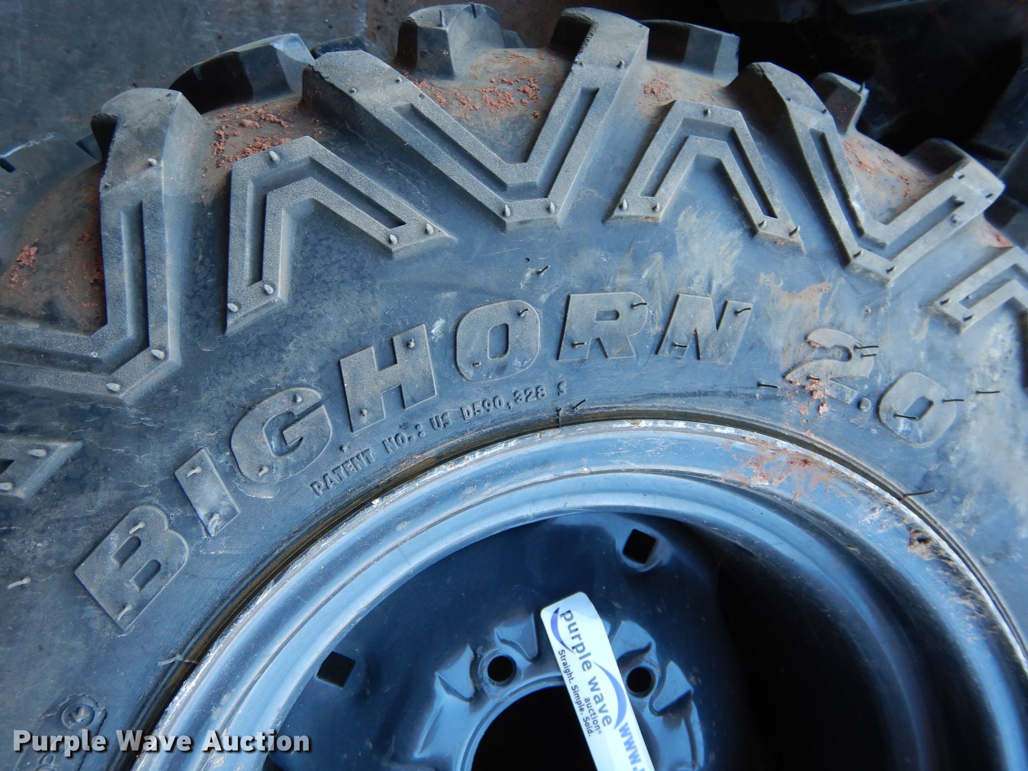 (4) 27x9.00R12 foamfilled tires and wheels in Norman, OK Item GF9991