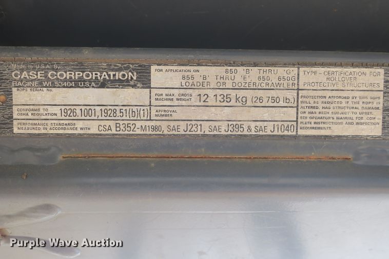 image for item DB10088 1998 Case 850G dozer