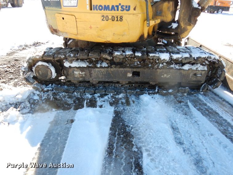 image for item DE4212 2012 Komatsu PC88MR-8 mini excavator