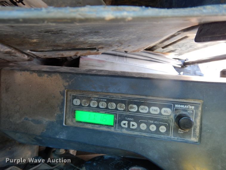 image for item DE4212 2012 Komatsu PC88MR-8 mini excavator