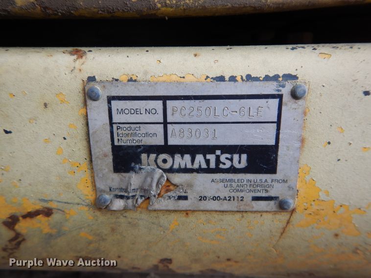 image for item DH4312 1997 Komatsu PC250LC-6 excavator
